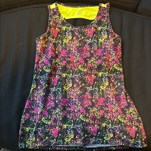 GAIAM Colorful Women's Sleeveless Workout Top Large